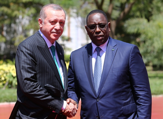 Cumhurbaşkanı Recep Tayyip Erdoğan Senegal'de